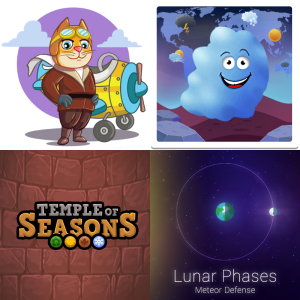 Game Based Learning: Lunar Phases MS-ESS1.A-1b - Free Games and ...