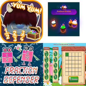 For Class: Dividing Fractions - Free Educational Games - Legends of ...