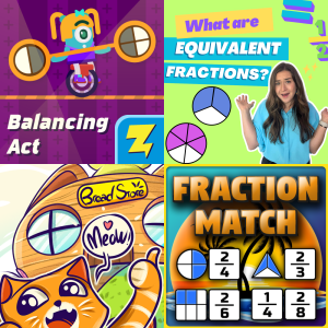 Game Based Learning: Understanding Equivalent Fractions 3.NF.3a - Free ...