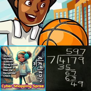 Worksheet: Fluently Divide Multi Digit Numbers 6 NS 2 Free Games and